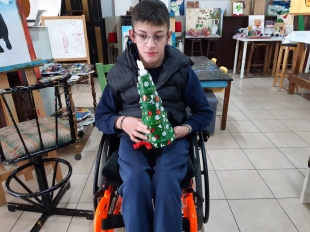 Επίσκεψη στο εργαστήριο της εικαστικού Μαρίας Κυριακού