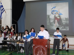 Εορτασμός του Ευαγγελισμού της Θεοτόκου και της Εθνικής Επετείου της 25ης Μαρτίου 1821